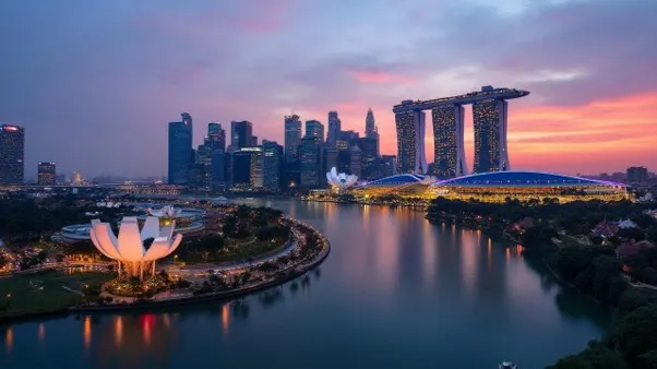 Marina Bay Sands and Marina Bay